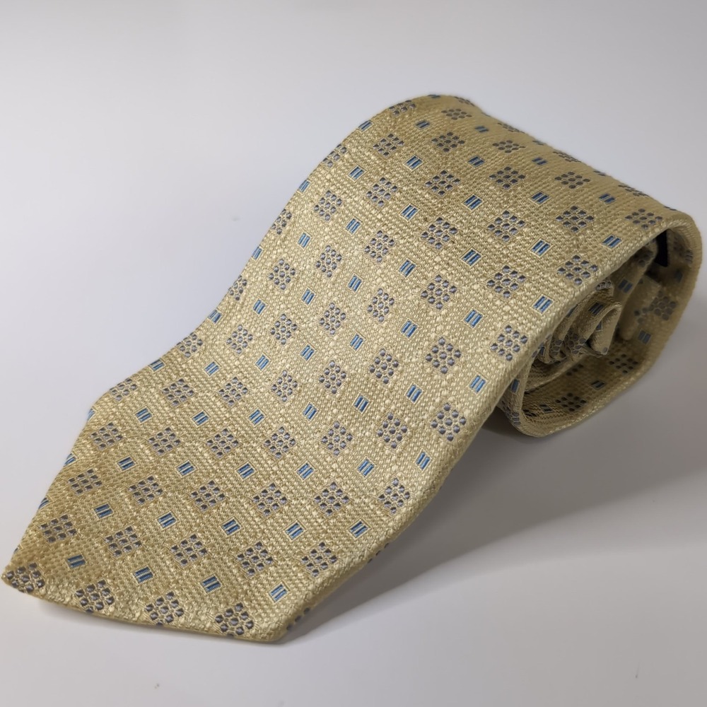 Brooks Brothers Textured Silk Geometric Tie‎ Length 58" Width 3"